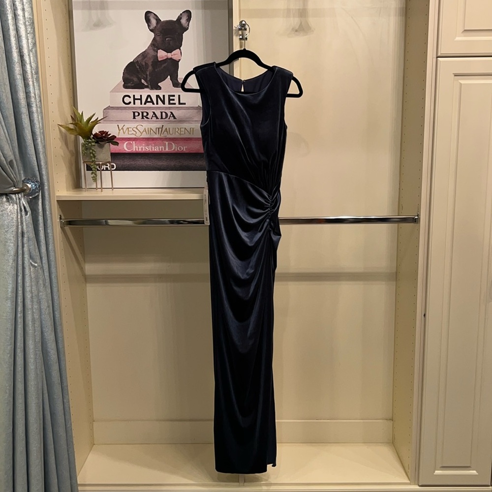 Azazie Blair Velvet Dress, Size A4, New with Tags